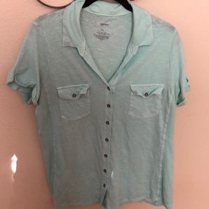 🎒 Tiffany blue polo top